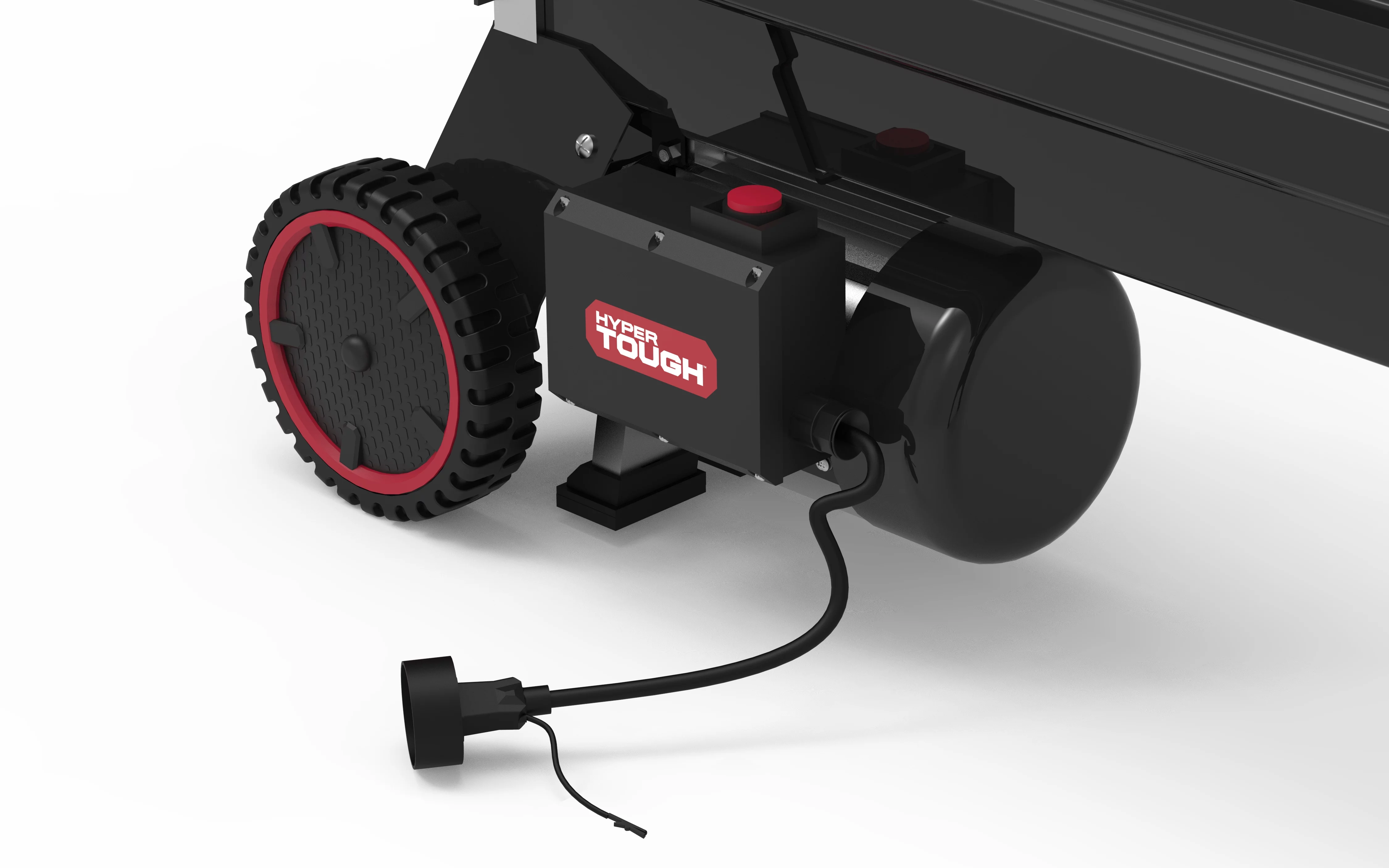 Hyper Tough 5 Ton Log Splitter, 15-Amp Induction Motor with Hydraulic Ram, Horizontal use with Vertical storage - Inhomebuy