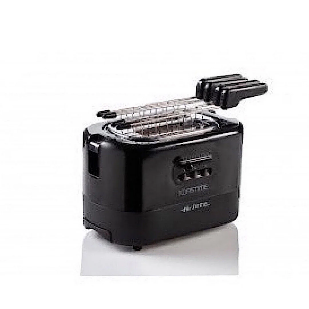 Toaster With Tongs For 2 Slices 700W Orange - Inhomebuy