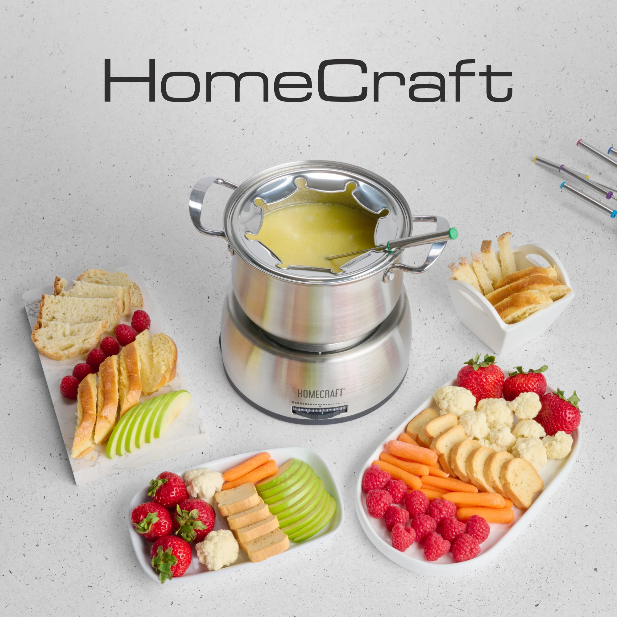 HomeCraft�?8-Cup Electric Fondue Set - Inhomebuy