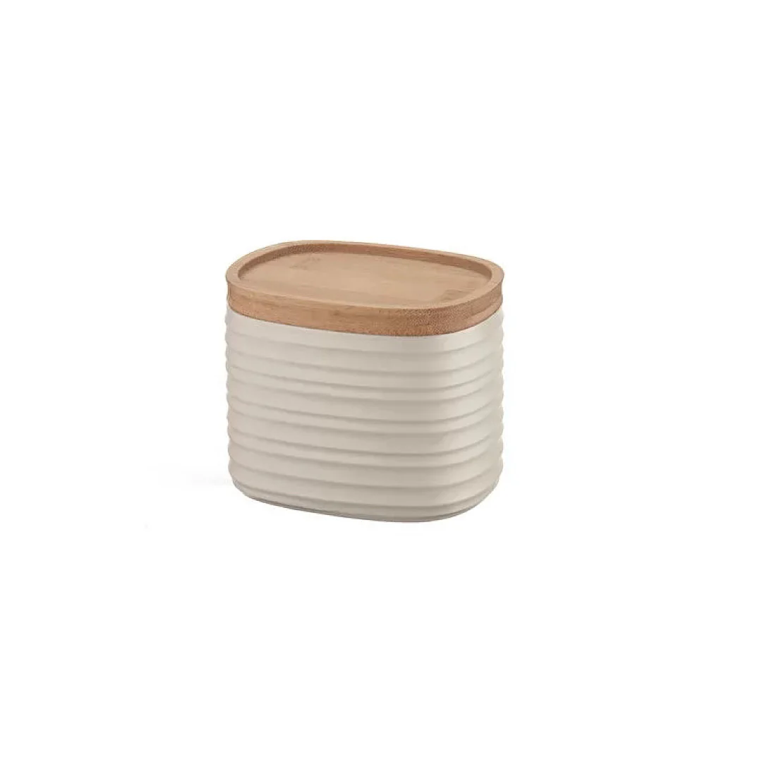 S Storage Jar Tierra Milk white - Inhomebuy