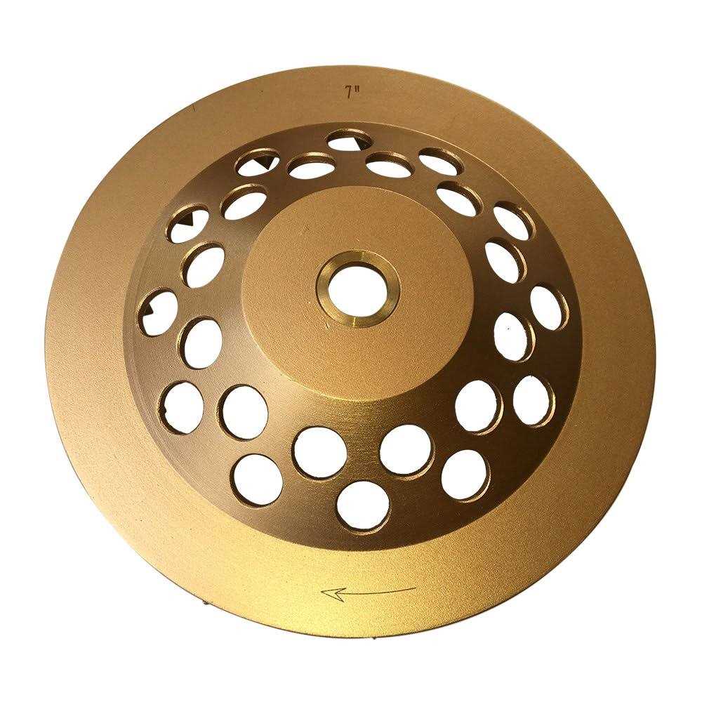 EDiamondTools 7 Diamond Grinding Wheels for Concrete or Masonry 12 Turbo Segments - Inhomebuy