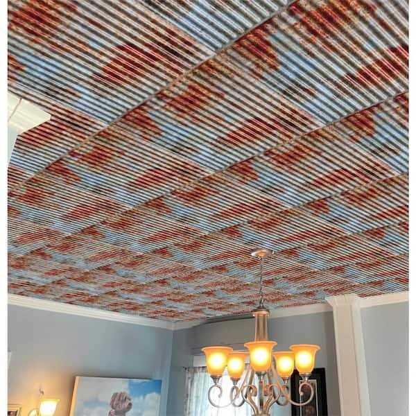 Dundee Deco Falkirk Jura II 1/3 in. 28 in. x 28 in. Peel and Stick - Inhomebuy