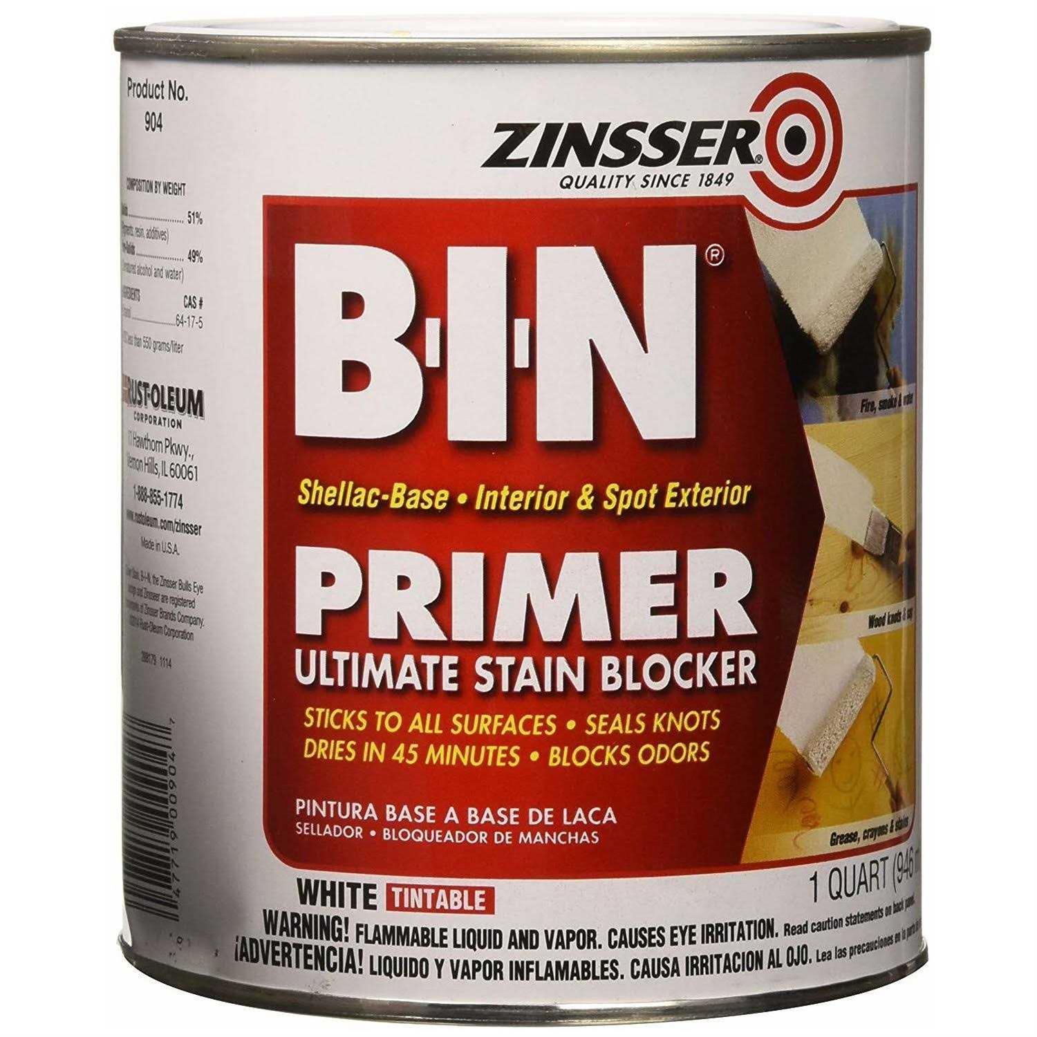 Zinsser B-I-N Primer-Sealer - Inhomebuy