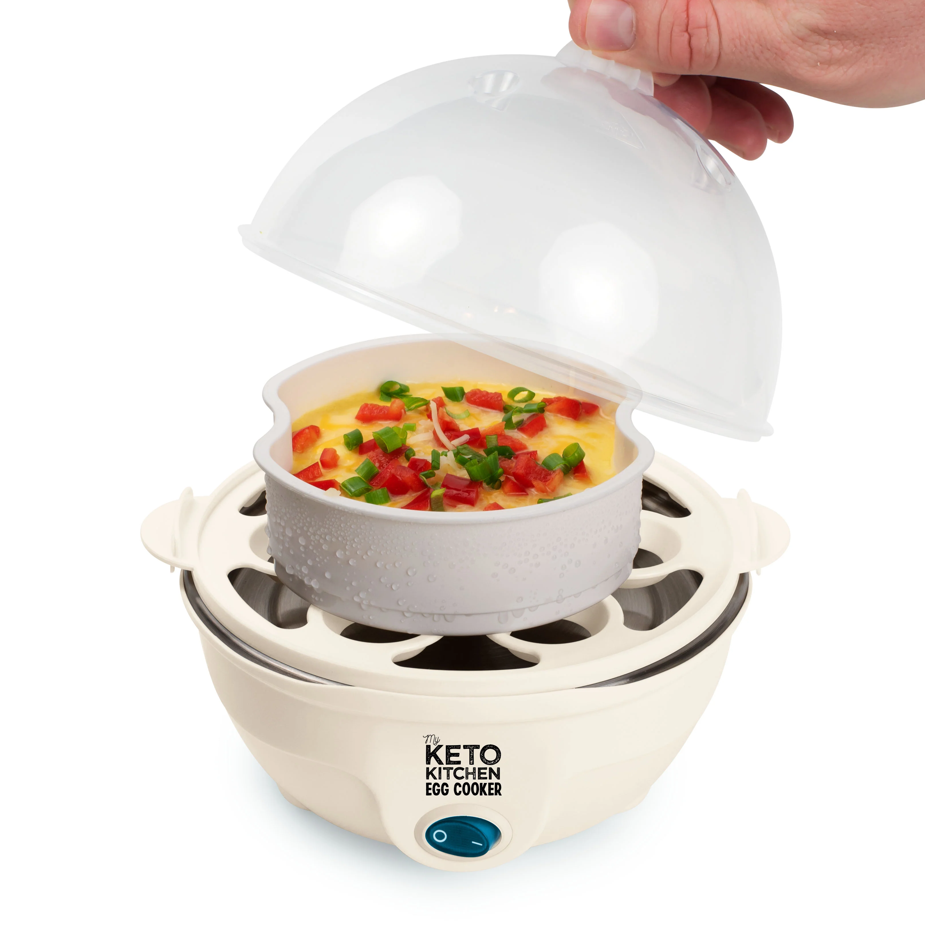 My Keto Kitchen Electric 7-Egg Cooker, Garlic - Inhomebuy