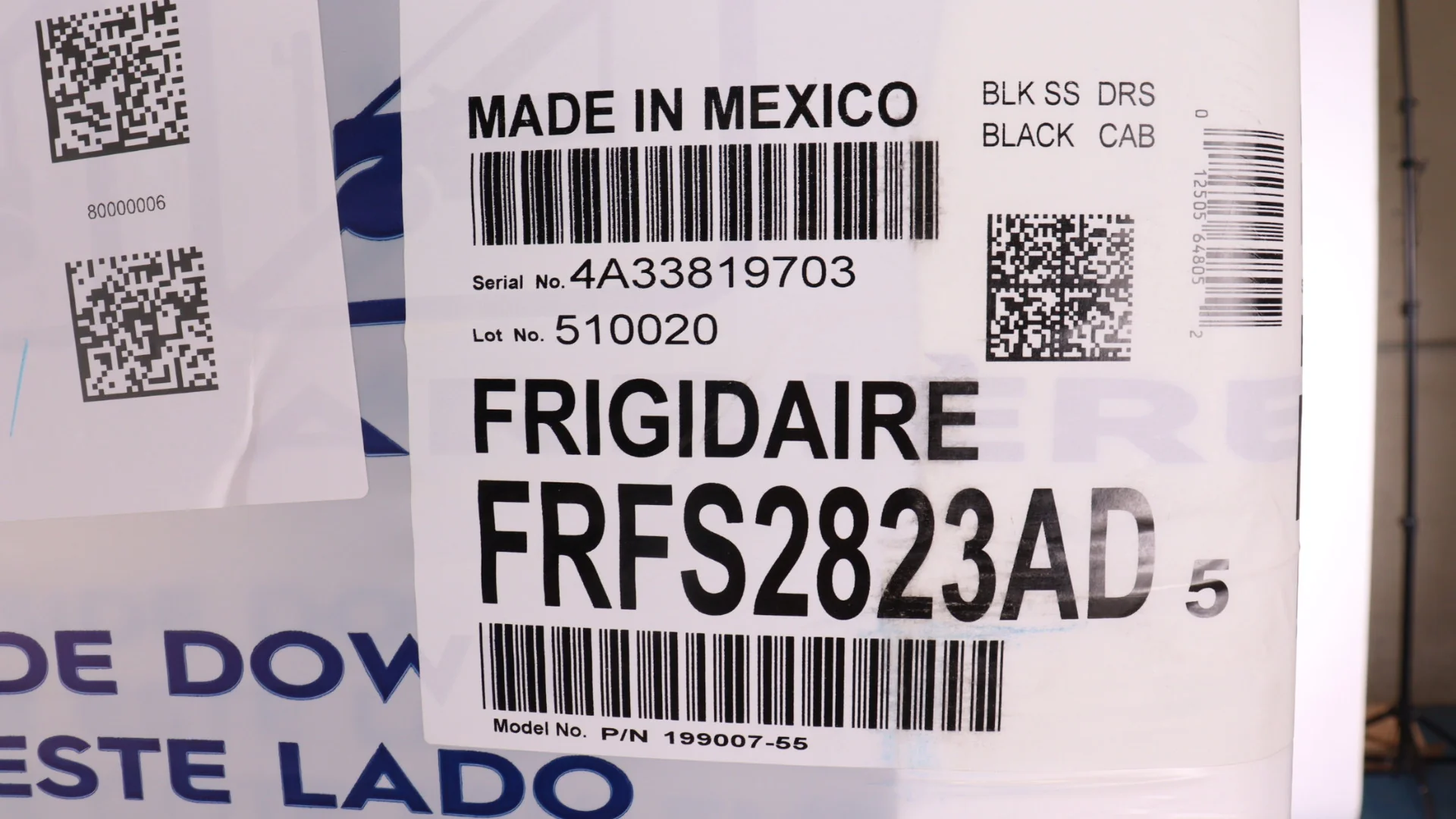 FRIGIDAIRE 36 IN. 27.8 CU.FT. BLACK STAINLESS STEEL FRENCH DOOR REFRIGERATOR WITH ICE AND WATER DISP - Inhomebuy