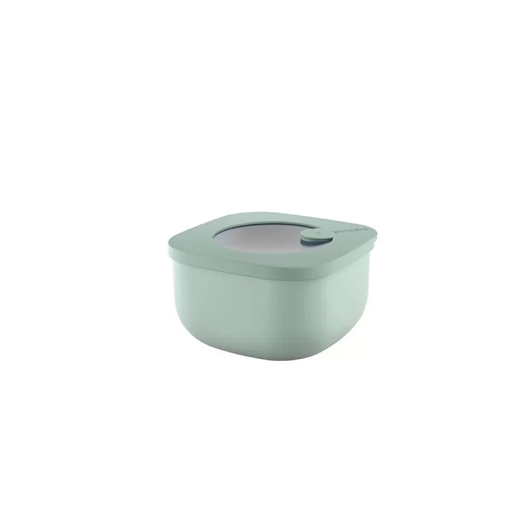 S STORE&MORE - Shallow airtight fridge/freezer/microwave containers Sage green 450cc - Inhomebuy