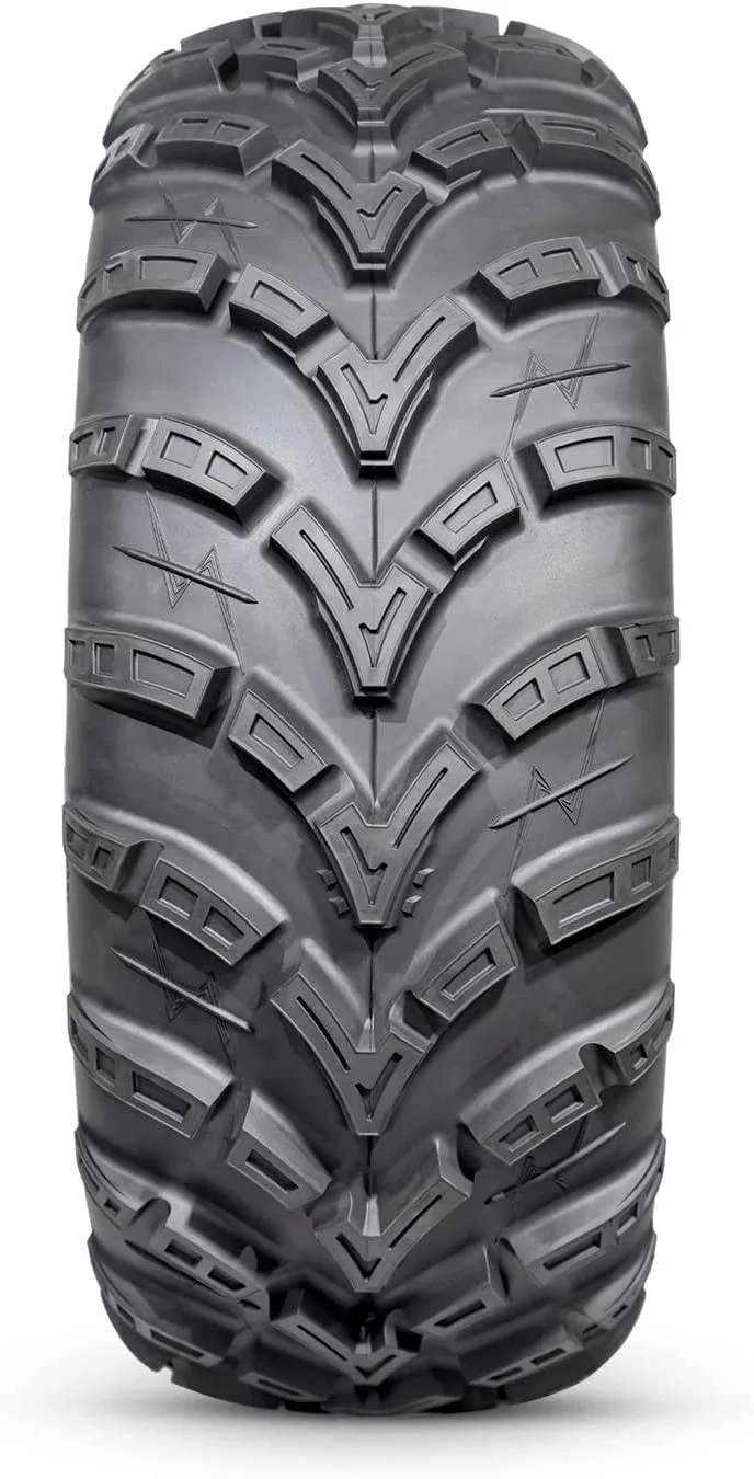6PR ATV/UTV Tires 25x8-12 Front & 25x10-12 Rear All Terrain 15mm Tread Depth 25x8x12 25x10x12 Trail Sand Off-Road Tires Set of 4 - Inhomebuy