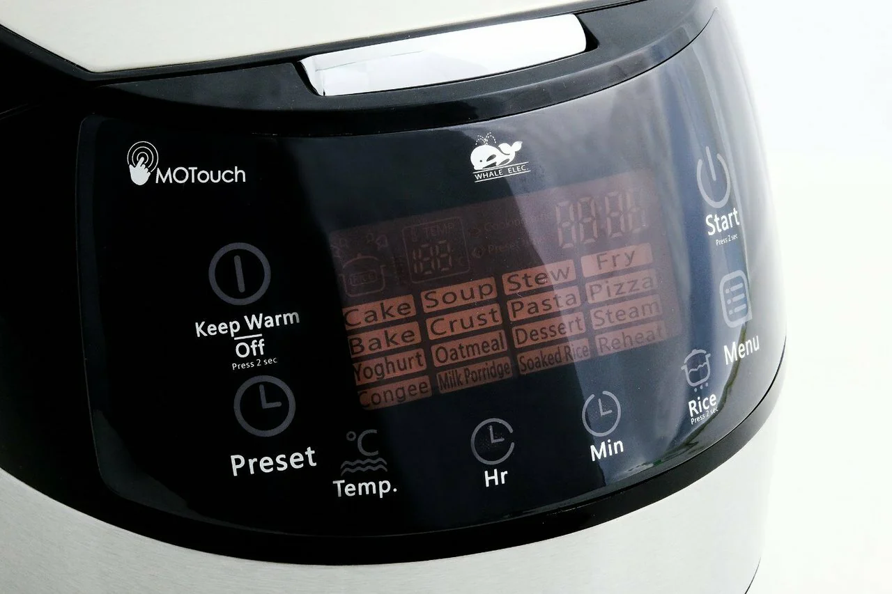Whale Rice Cooker 8-Cup |WHRC1500| 16-Function Touch-Control - Inhomebuy