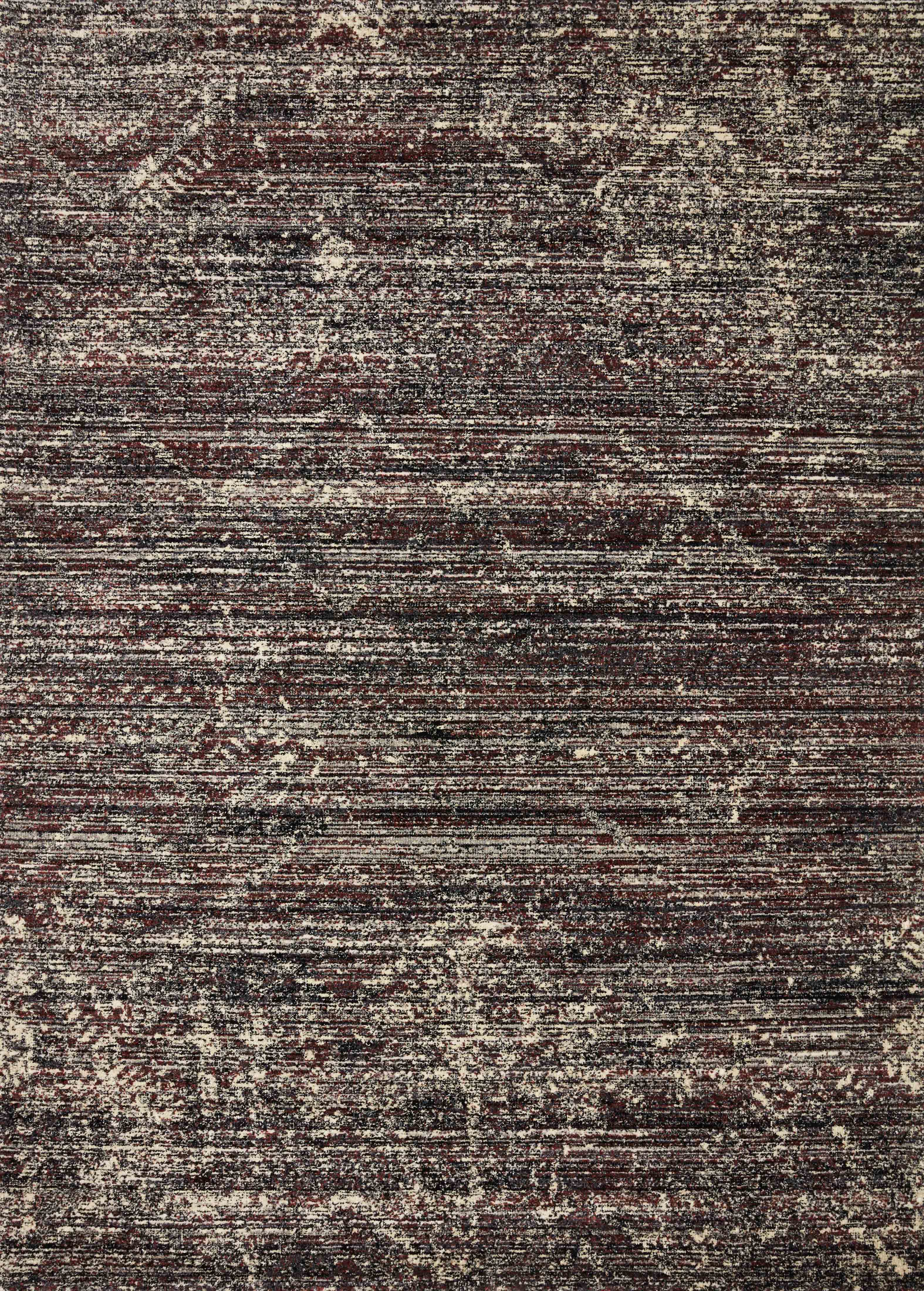 Loloi Rugs Jasmine Collection Rug in Midnight, Bordeaux - 11'6
