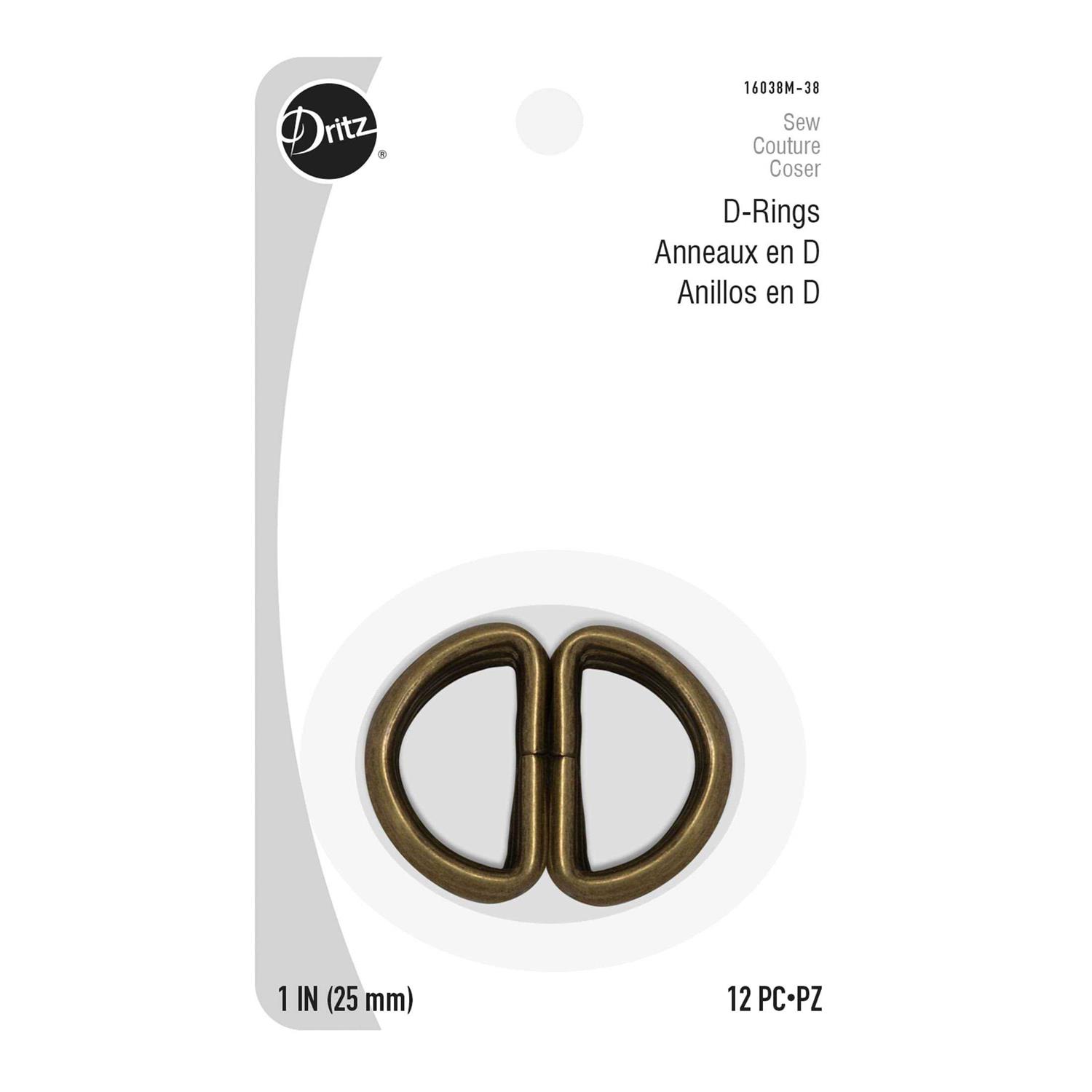 Dritz 1 D-Rings - Inhomebuy