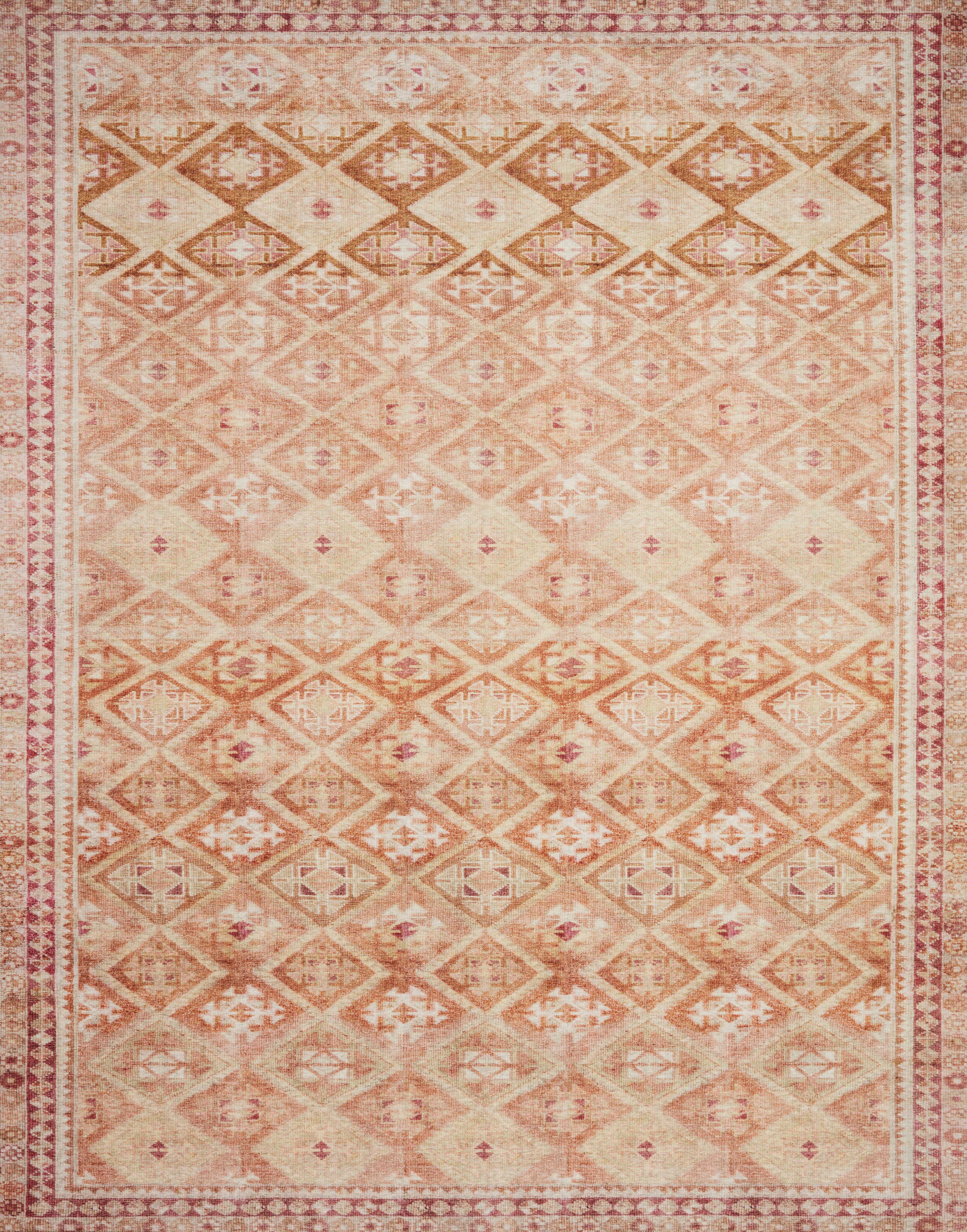 Loloi II Layla Collection Rug in Natural, Spice - 2'6