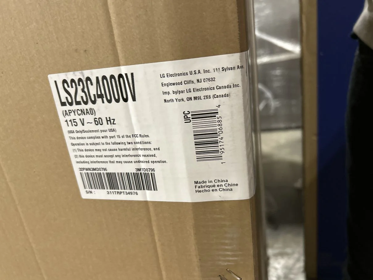 LG 36 IN. 23 CU. FT. COUNTER DEPTH SIDE BY SIDE REFRIGERATOR WITH DOOR COOLING+ - LS23C4000V - Inhomebuy