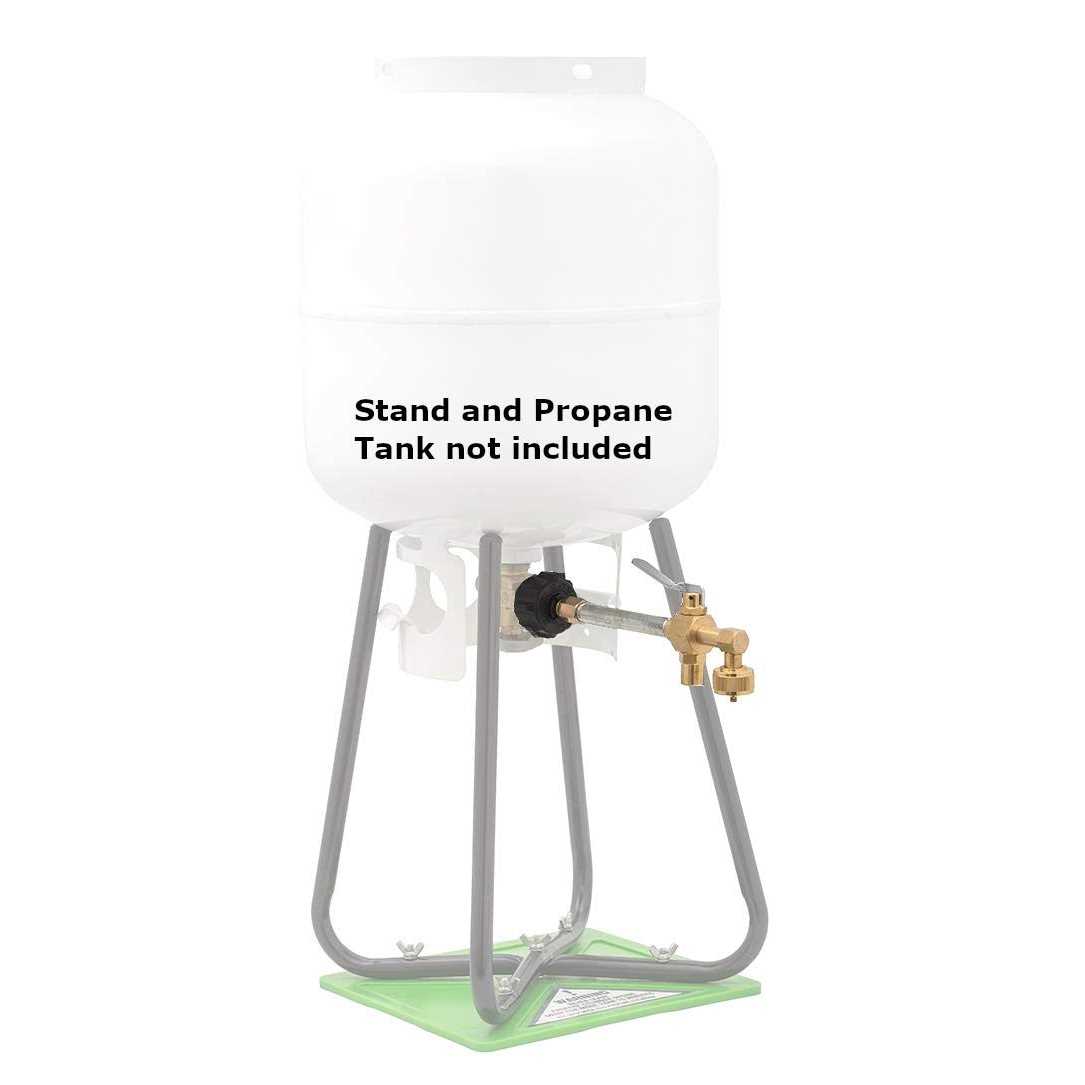 Flame King 3lb Steel Propane LP Tank Cylinder with Gauge and OPD - Inhomebuy