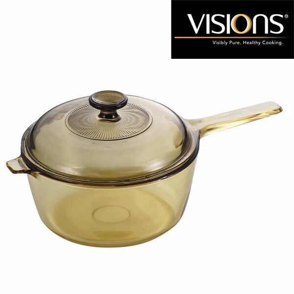 Visions Glass Saucepan |VSP2.5| 2.5L with Glass Cover - Inhomebuy