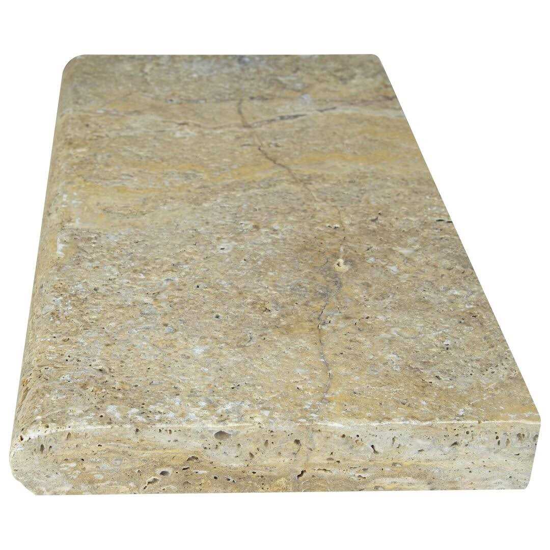 MSI Tuscany Scabas Travertine Brushed Coping - Inhomebuy