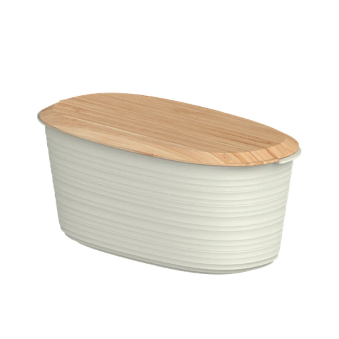 Container for bread and confectionery Milk White - Inhomebuy