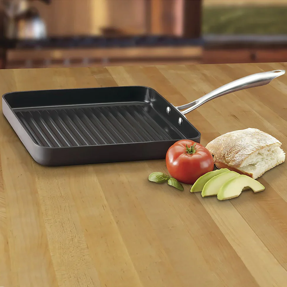 Cuisinart Square Grill Pan 11'' Green Gourmet | GG30-20C - Inhomebuy