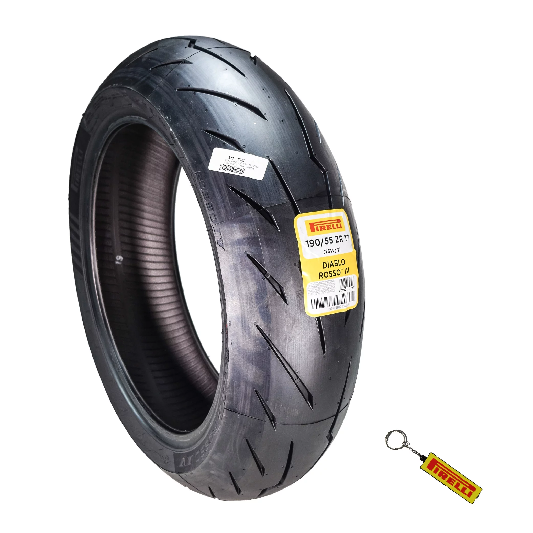 Pirelli Diablo Rosso IV Street Sport 120/70ZR17 58W TL Front Motorcycle Tire 120/70-17 Rosso 4 - Inhomebuy