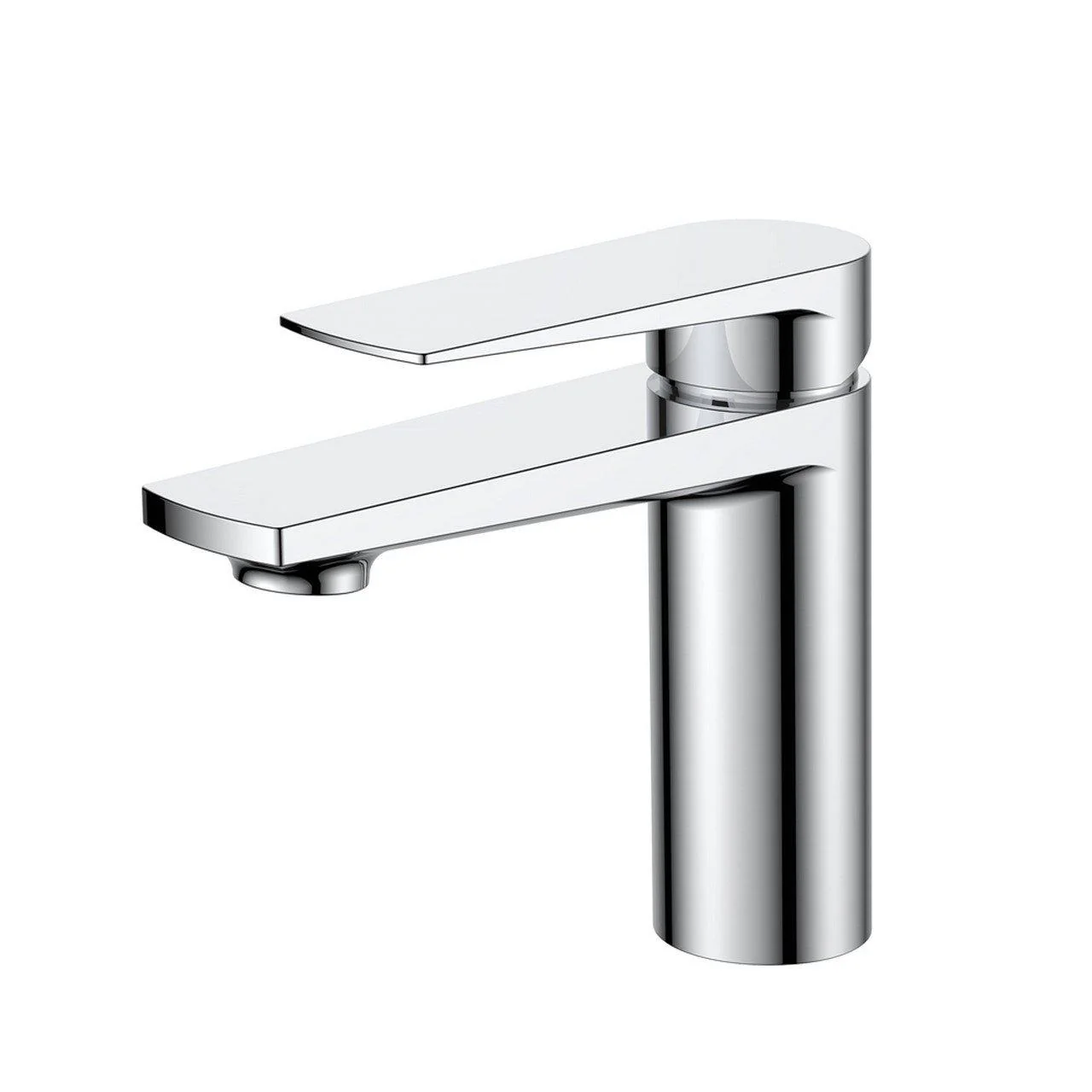 KubeBath Aqua Letti Single Lever Bathroom Vanity Faucet - Chrome, AFB12801 - Inhomebuy