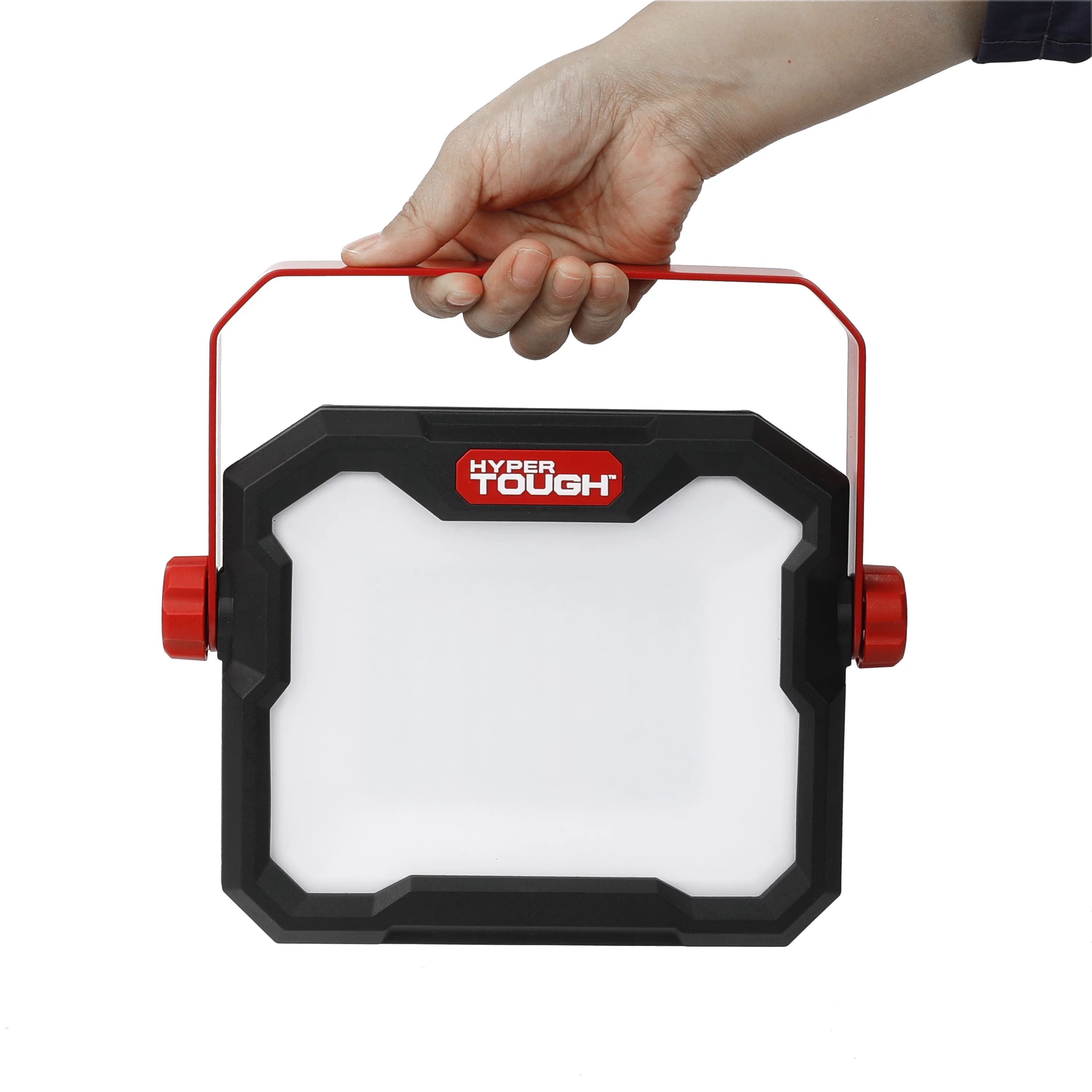 Hyper Tough 50W LED 5000 Lumen Rechargeable Free Standing Light, Handheld Portable Work Light - Inhomebuy