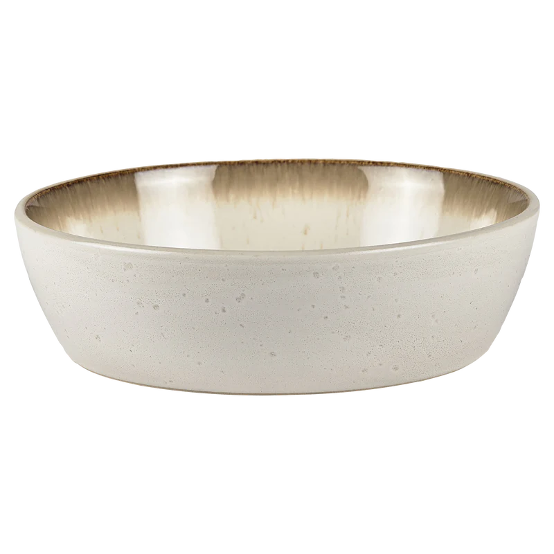Stoneware Soup Bowl18 cm Cream, Cream - Inhomebuy
