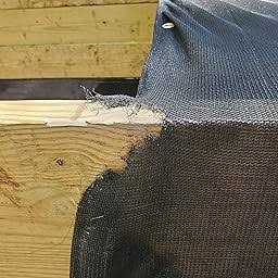 Xpose Safety Heavy Duty Mesh Tarp Multipurpose Black Protective Cover with Air Flow - Inhomebuy