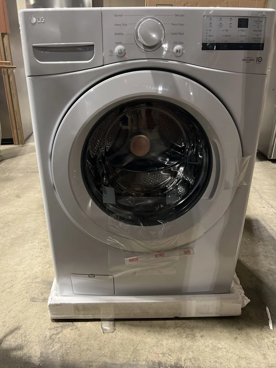 LG WHITE 5.2 CU. ULTRA LARGE FRONT LOAD WASHER - WM3400CW - Inhomebuy