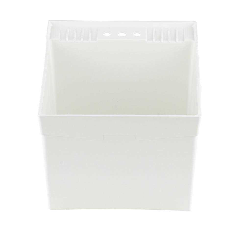 Mustee 19CF 20×24 inch Combo Laundry Tub, White - Inhomebuy