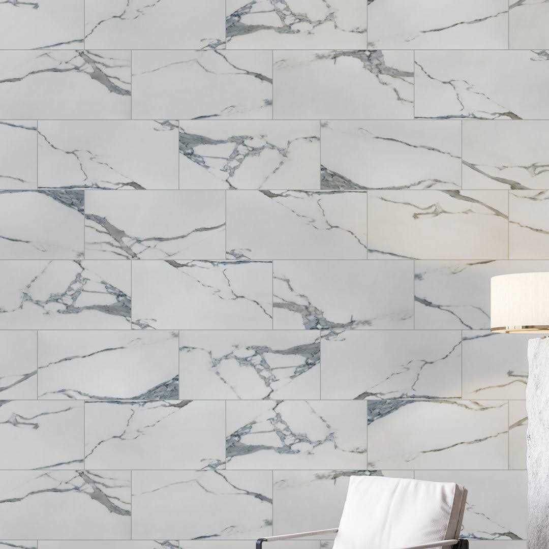 MSI Savoy Crema 24 in. x 48 in. Polished Porcelain Floor and Wall Tile - Inhomebuy