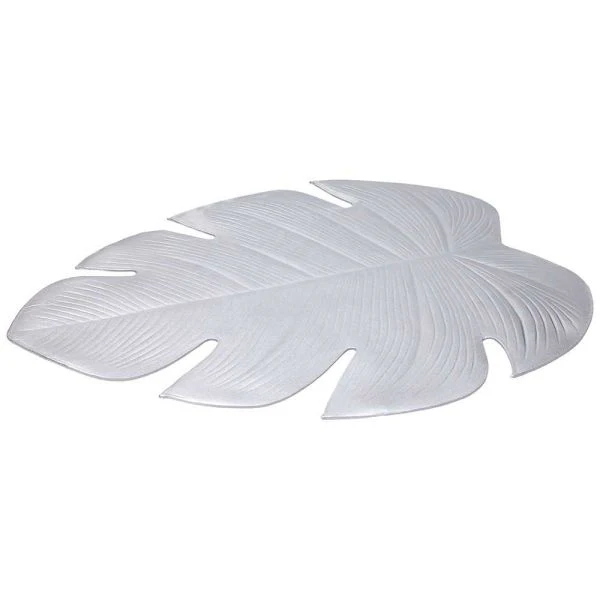 Placemat Collection 48x38cm Plastic Silver - Inhomebuy