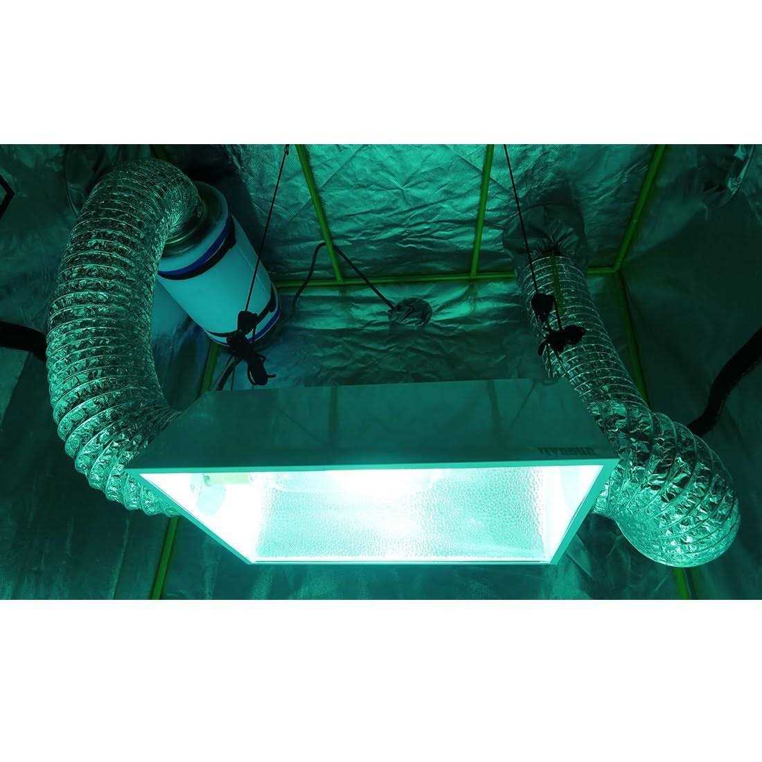 VIVOSUN 8 Feet Non-Insulated Flex Air Aluminum Ducting Dryer Vent Hose for HVAC Ventilation w/Two Stainless Steel Clamps - Inhomebuy