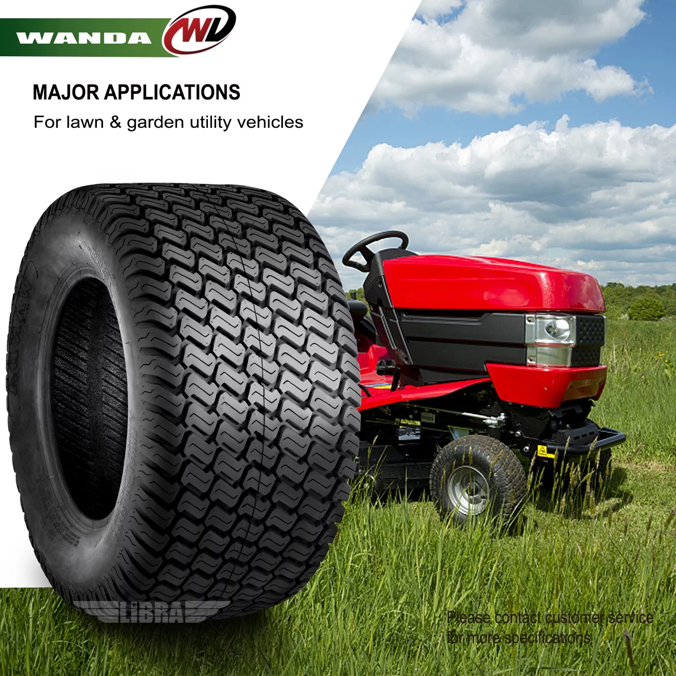 2 New 24x12-12 Lawn Mower Tractor Turf Tires P332 /4PR - 13051 - Inhomebuy