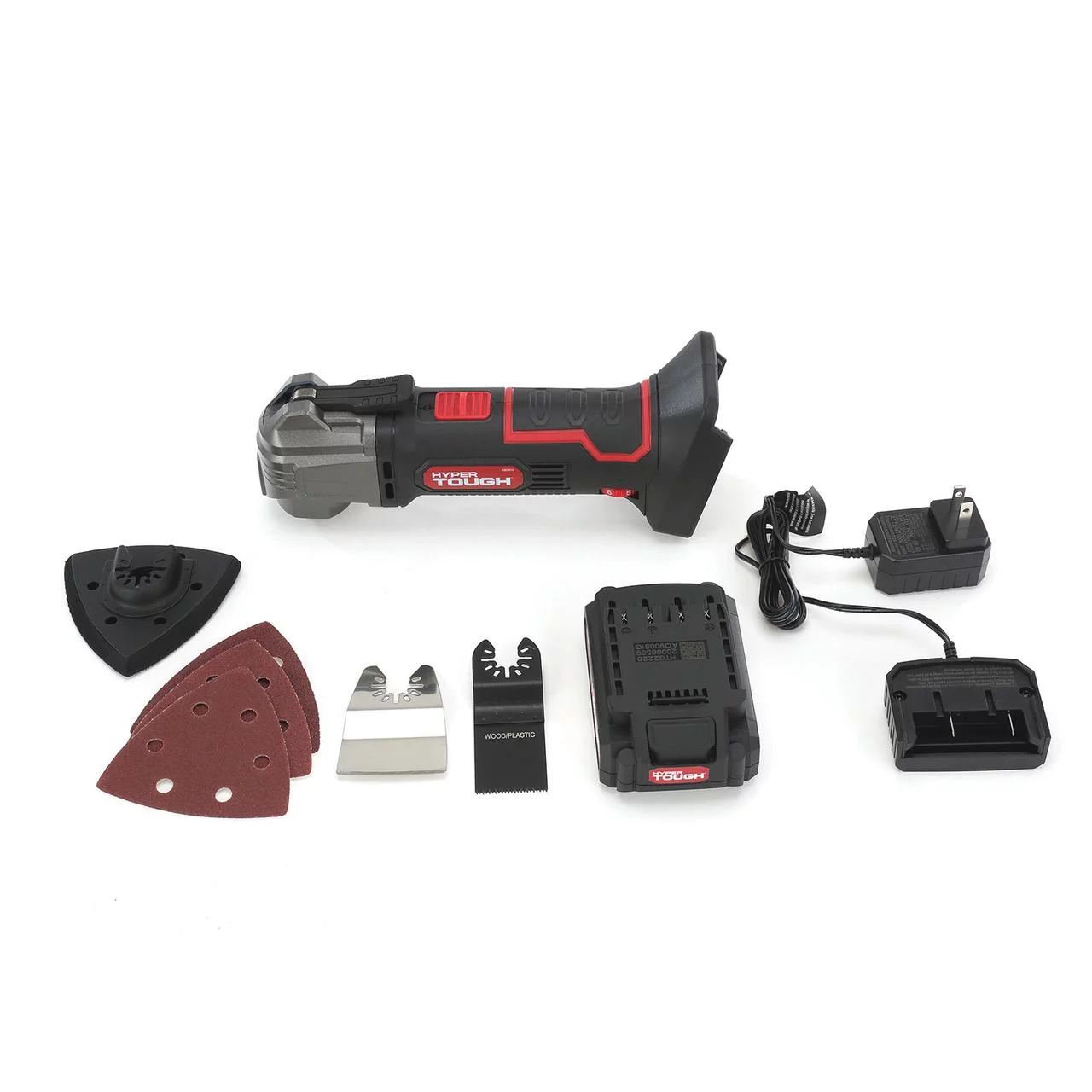 Hyper Tough 20V Max Lithium-Ion Oscillating Power Tool with 2.0 Amp Hour Battery & Charger - Inhomebuy