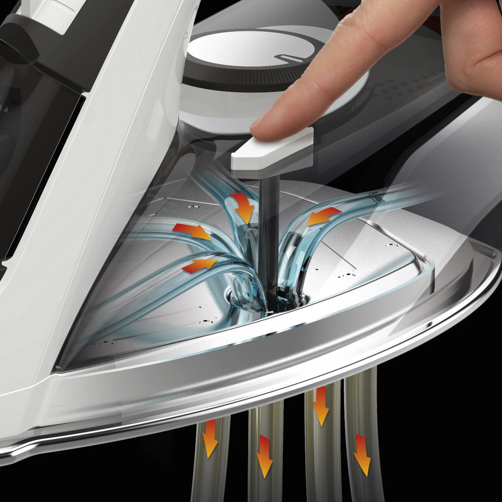 Imetec Steam Iron , 3X Zero Calc  Z3 3500, 2400W, 150G , Anti Drup, S/S Plate - Inhomebuy