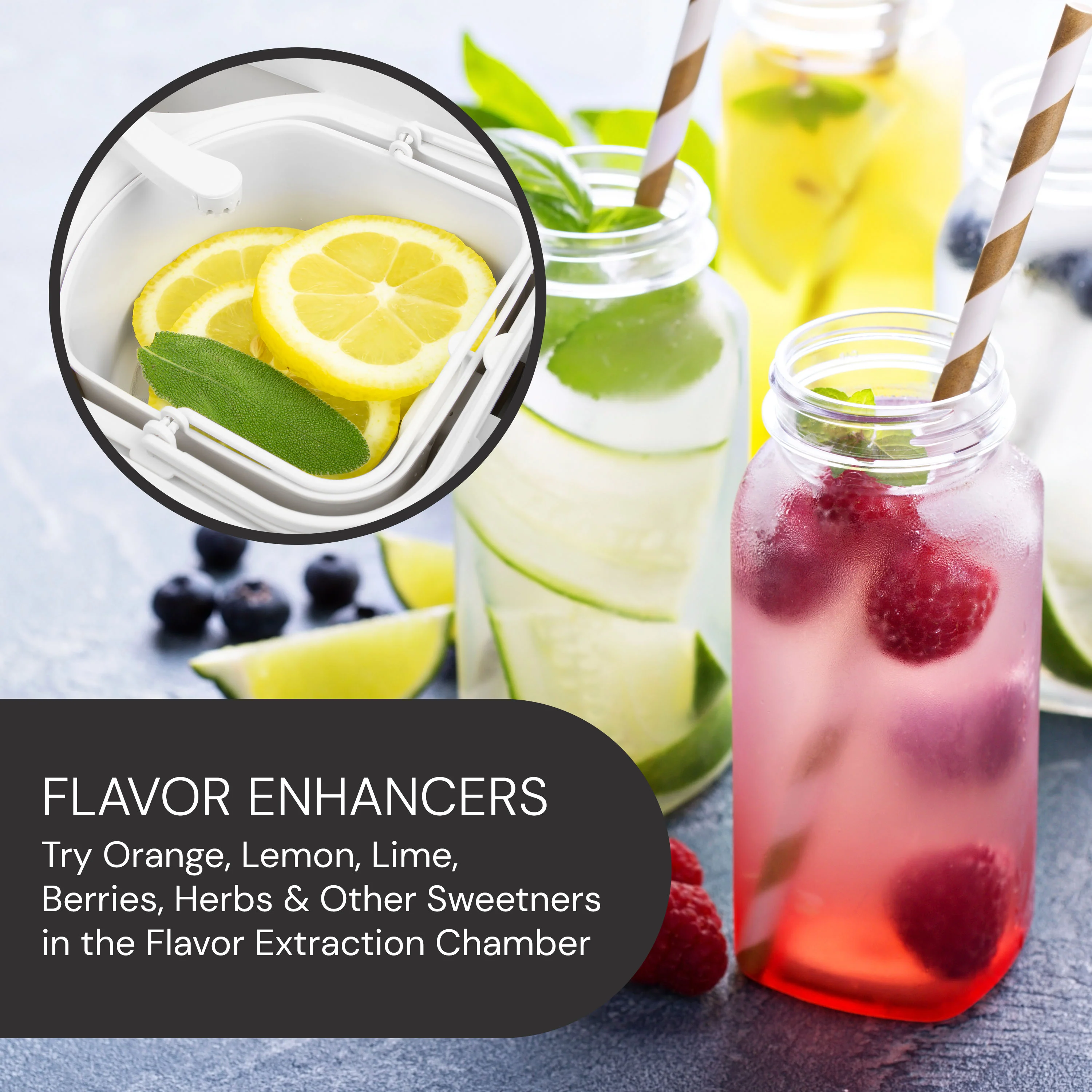 HomeCraft 3-Quart Black Stainless Steel Café' Ice Iced Coffee and Tea Brewing System - Inhomebuy