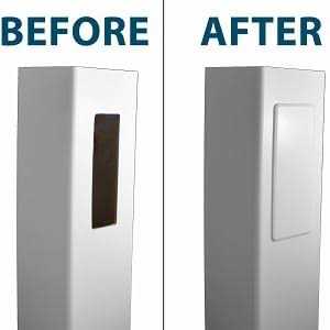 Weatherables Trident 10 in. Black Nylon Polymer Pool Safety Gate Latch - Inhomebuy