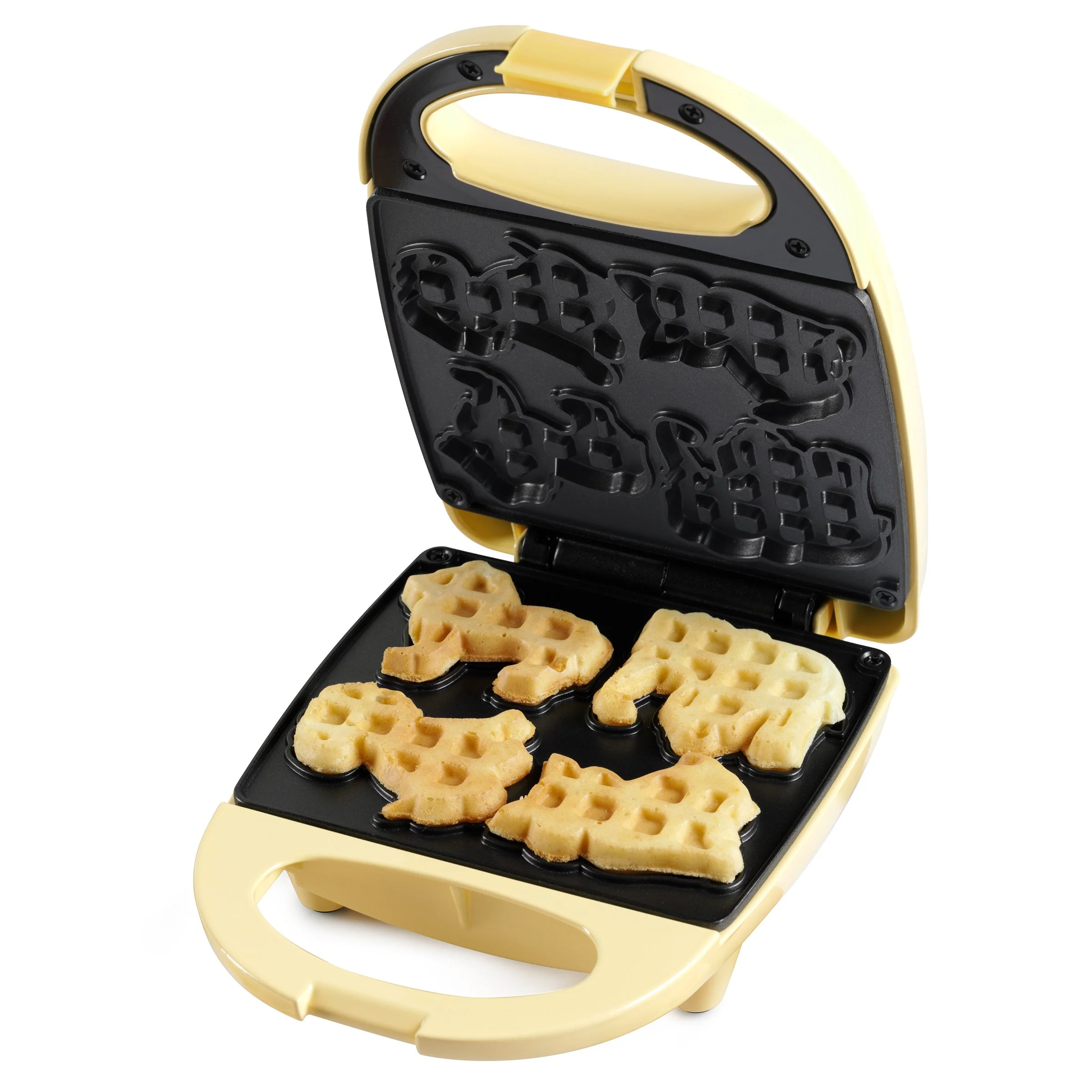 MyMini�?Animal Circus Waffle Maker, Yellow - Inhomebuy