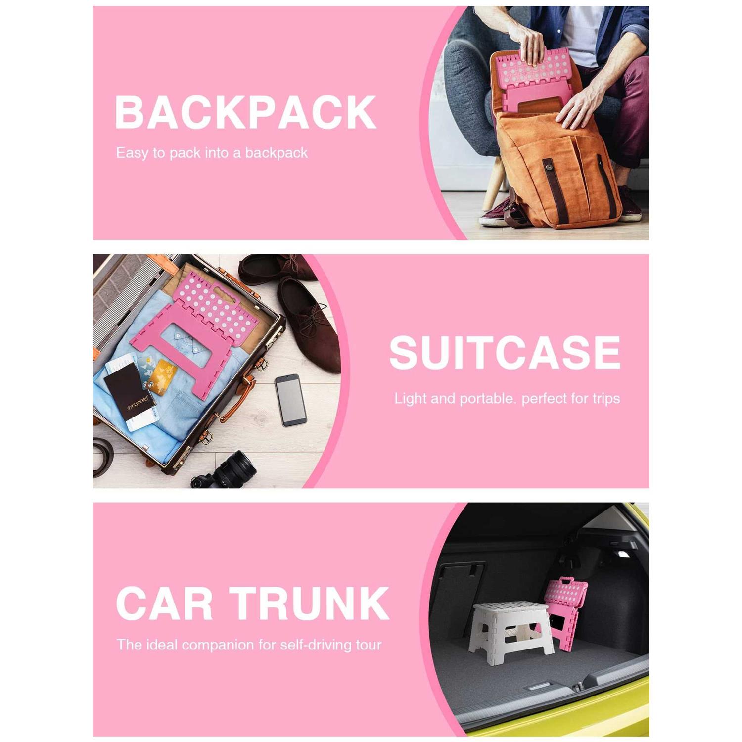 Dyforce Folding Step Stool Heavy Duty Step Adults Step Stool - Inhomebuy