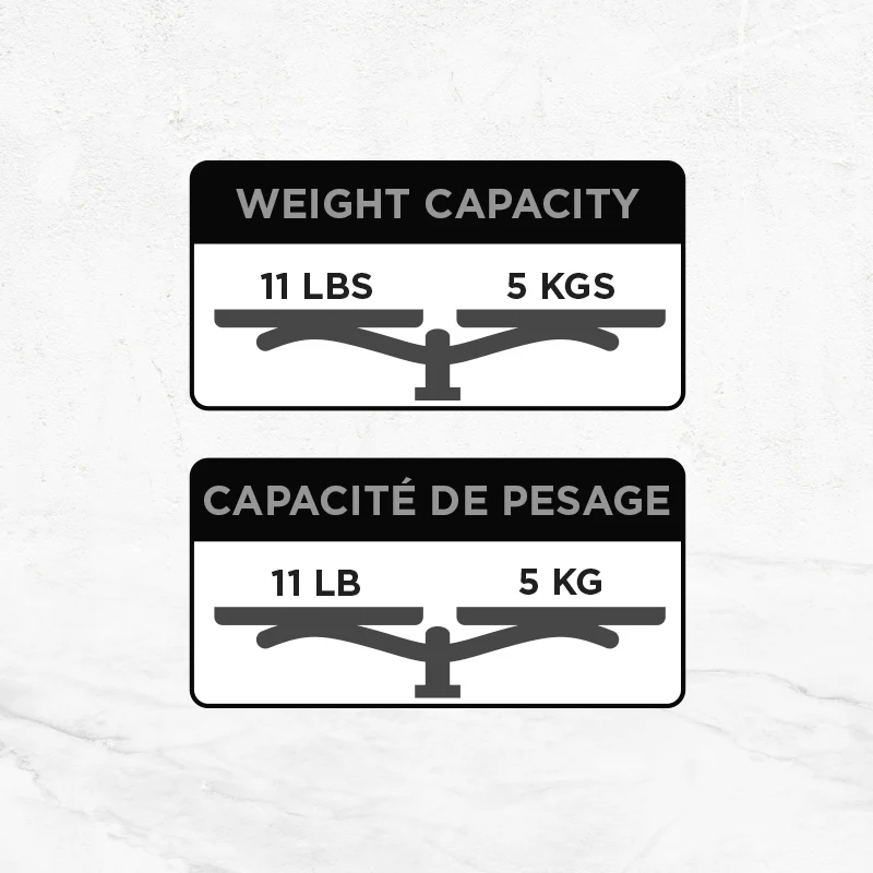 Cuisinart Kitchen Scale Electronic: DigiPad, up to 5kg | KFS-1BKC - Inhomebuy
