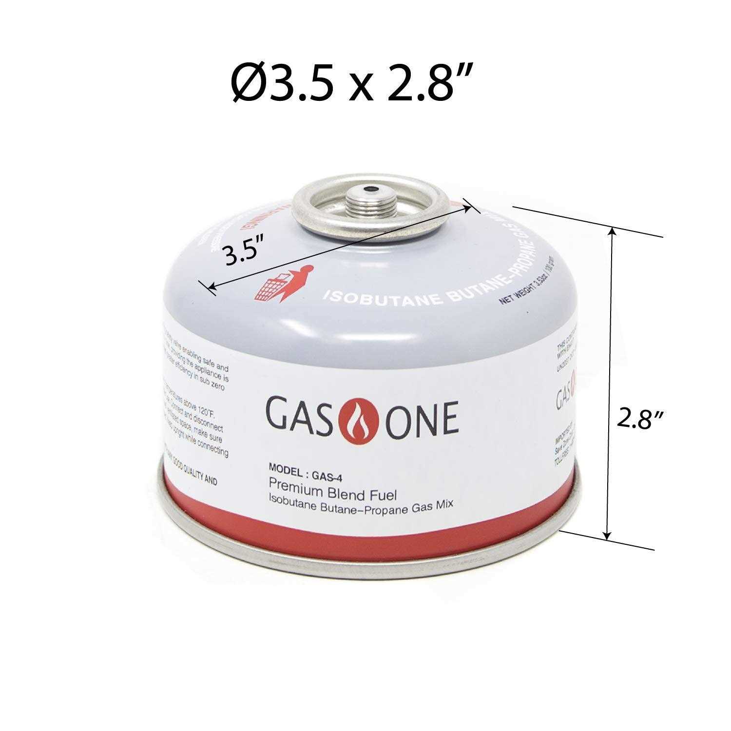 Gasone Butane Fuel Canister for Camping Stoves GAS-1-4 - Inhomebuy