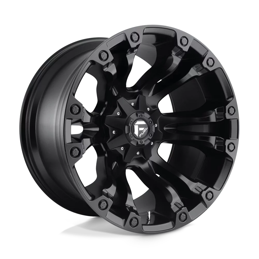 Fuel D560 Vapor 15X8 5X114.3/5X120.65 -16Et 125.1Cb Matte Black Wheel - Inhomebuy