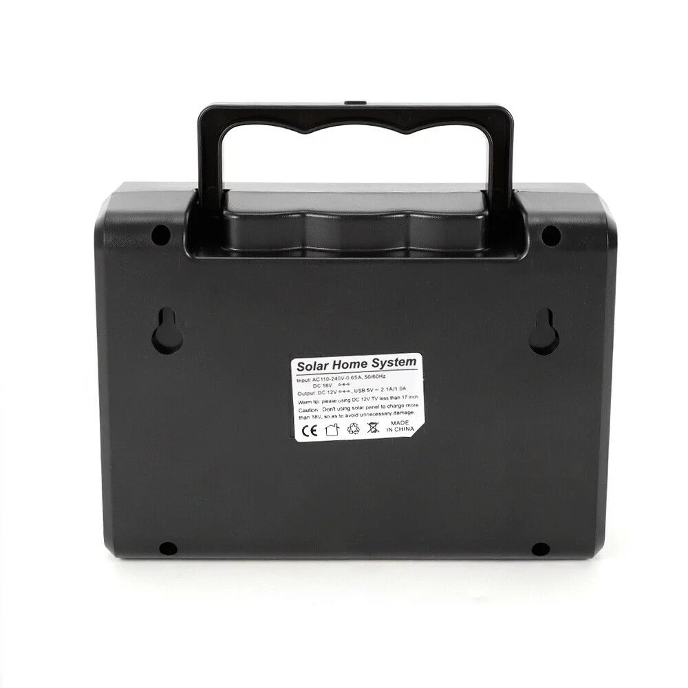 AC 110-220V Portable Solar Generator with Solar Panel,Included 4 Sets LED Lights,Solar Power - Inhomebuy