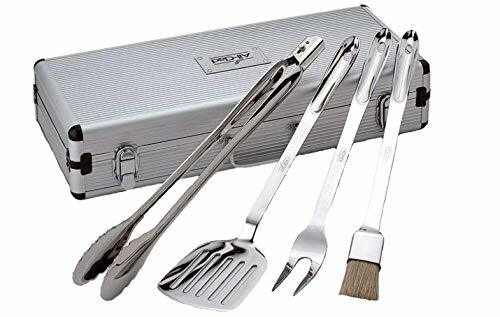 All-Clad S/S BBQ Tool Set w/ Case |T147| - Inhomebuy