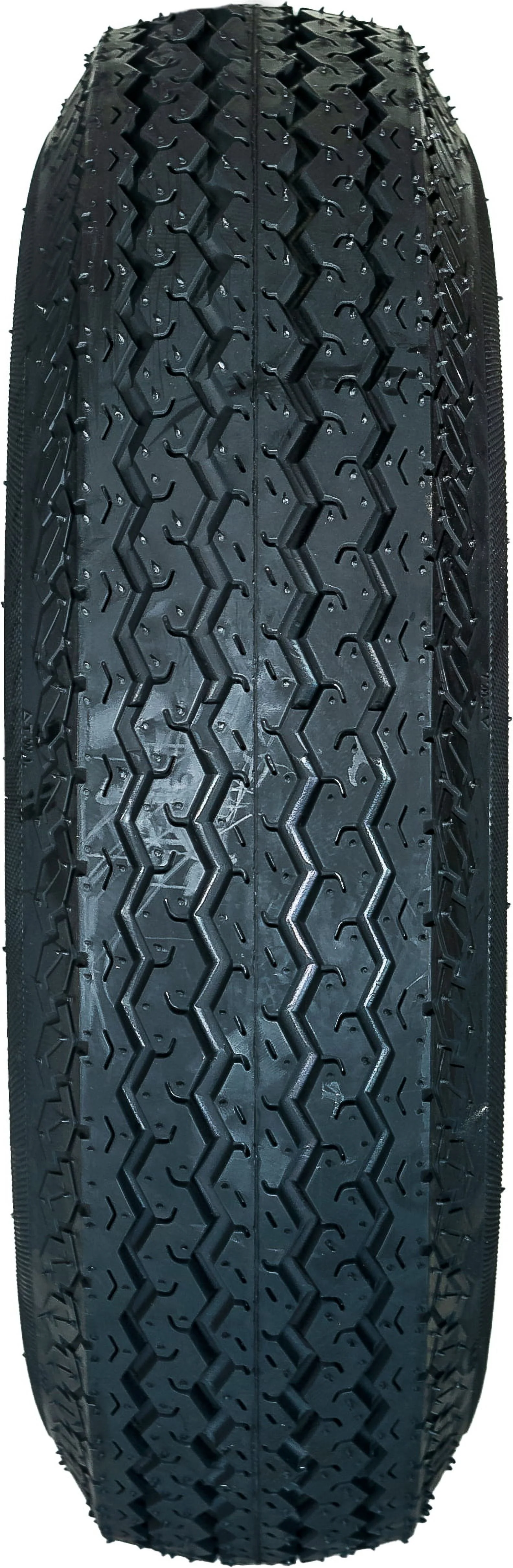Sutong Hi-Run 4-Ply 5-Lug Trailer Tire & White Wheel Assembly, 4.80-8