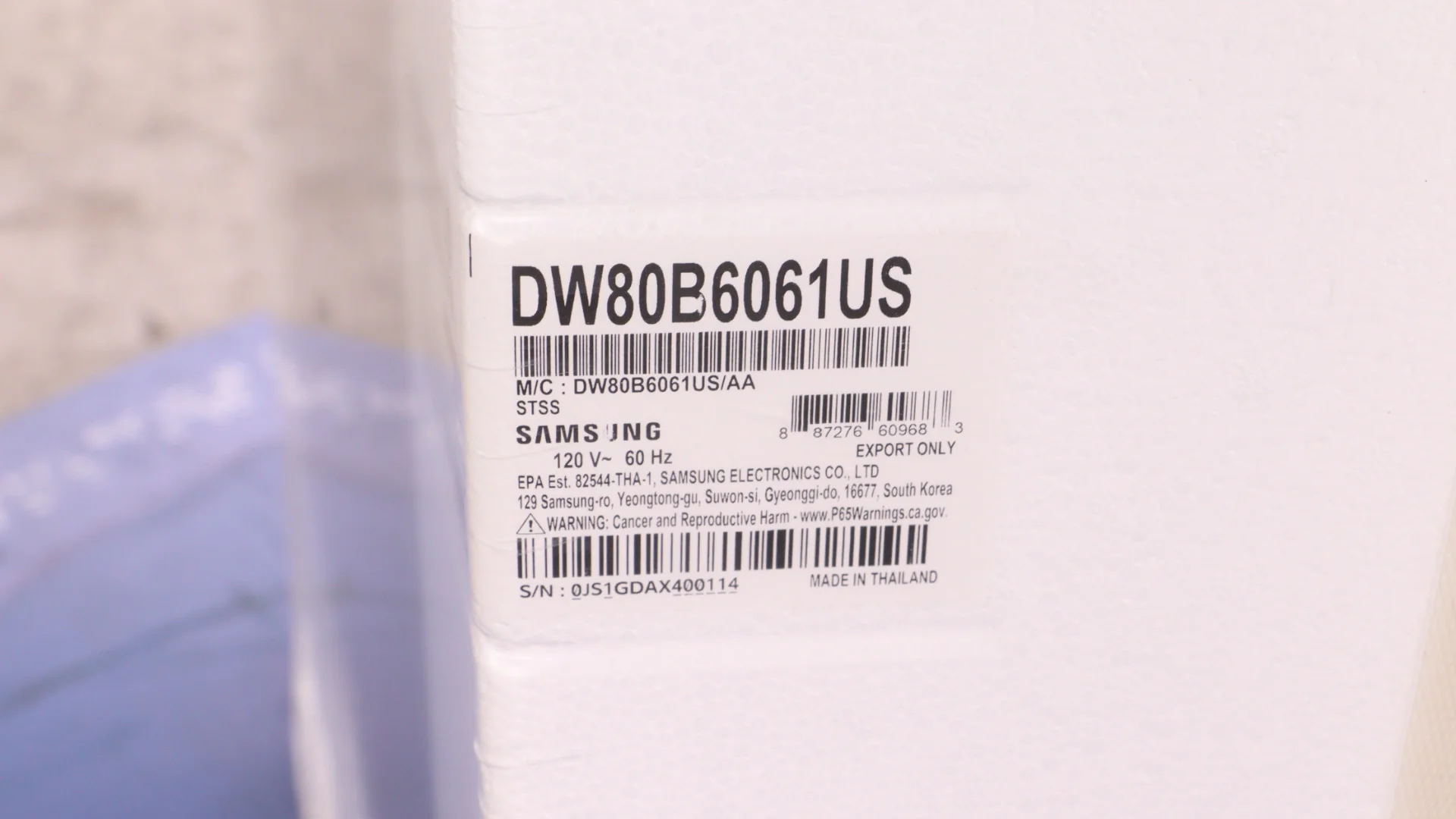 Smart 44dBA Dishwasher with StormWash+�?in Stainless Steel - DW80B606US/AA - Inhomebuy