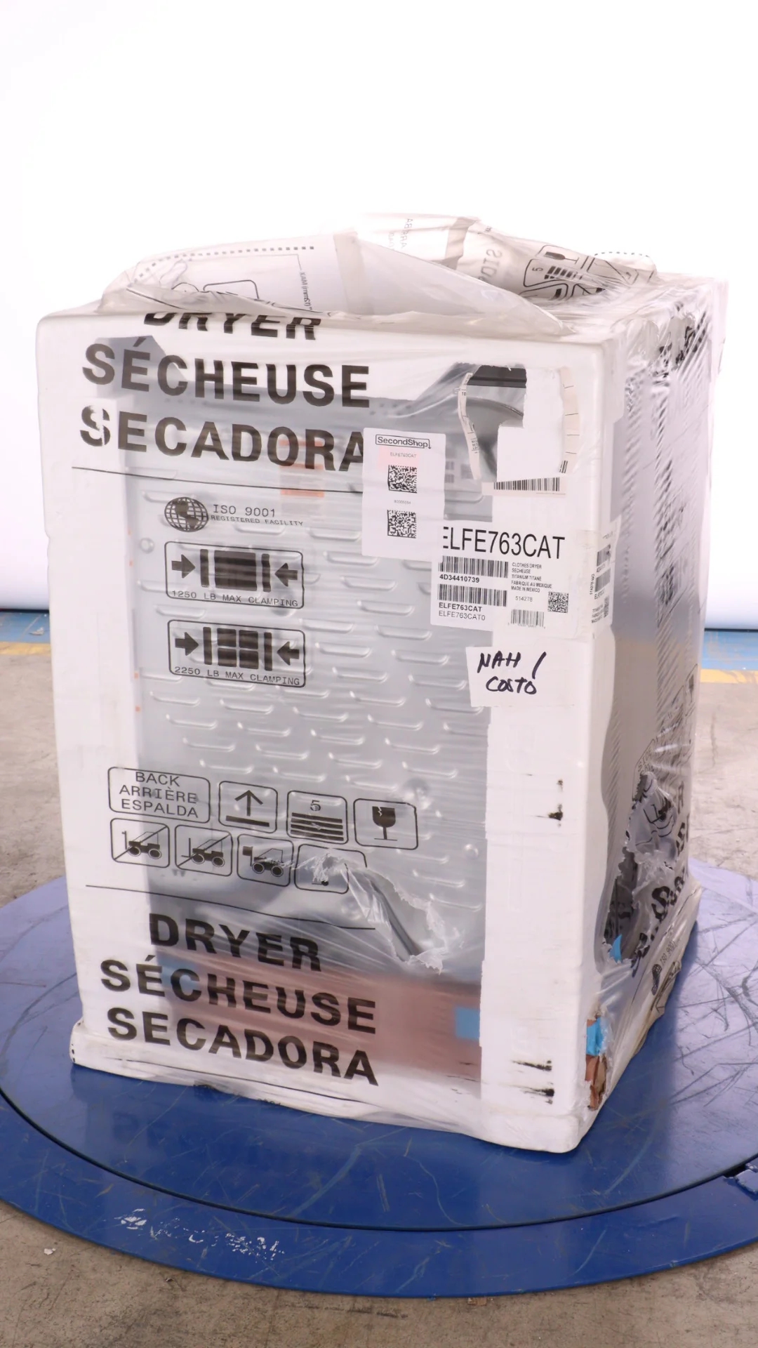 ELECTROLUX 6 SERIES 8.0 CU FT. ELECTRIC DRYER WITH STEAM CLEAN - ELFE763CAT - Inhomebuy