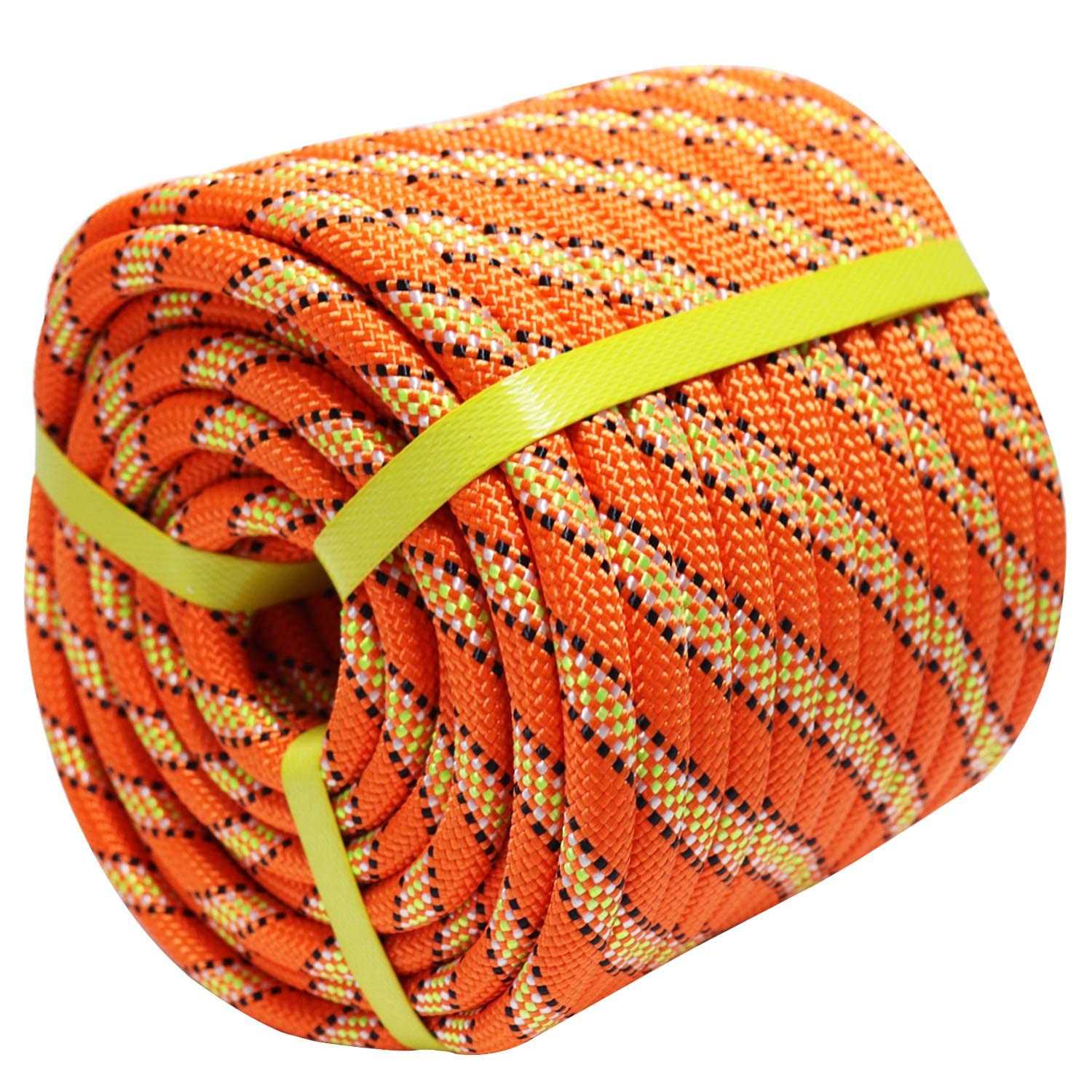 Crayza Double Braided Polyester Rope Strong Arborist Rigging Rope 48 Strands for Climbing Tree Work Pulling Swing Sailing - Inhomebuy