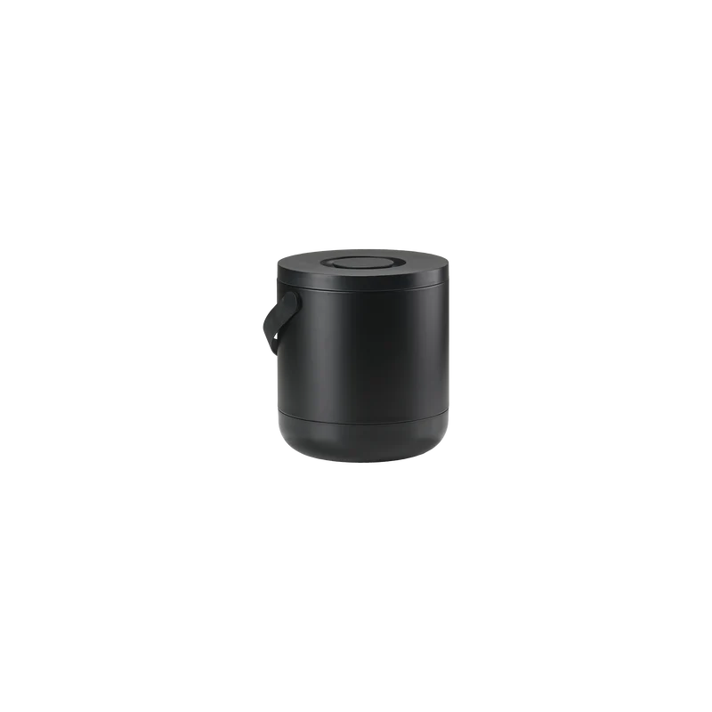 Waste Bin Circular 15L Black - Inhomebuy