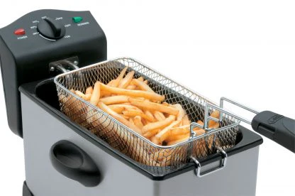 Salton Deep Fryer: 1700W, 3L, EasyClean, s/s | DF-1233 - Inhomebuy
