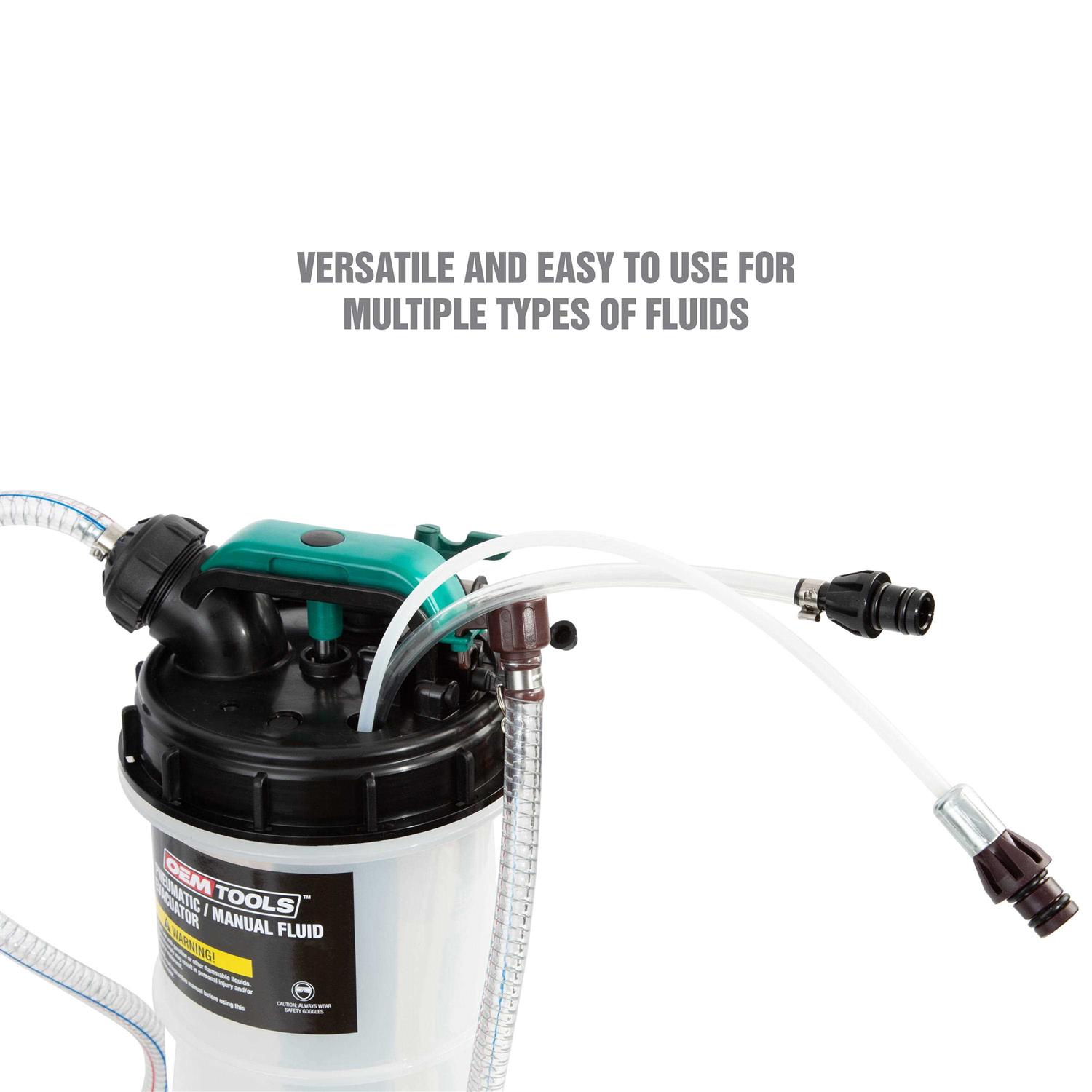 OEMTOOLS 24937 Pneumatic/Manual Fluid Extractor 1.5 Gallon - Inhomebuy